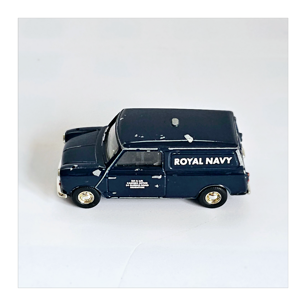 Vintage Lledo Black Royal Navy Promotional Vanguard Mini Van Model Car One Offs