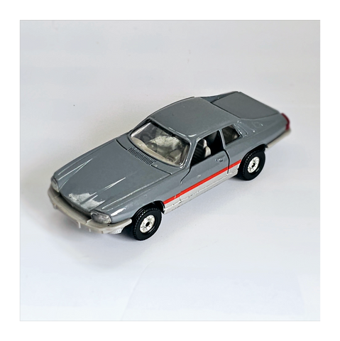Vintage 1980s Corgi Grey Jaguar XJS Model car, Made in Great Britain