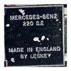 Vintage 1960's Lesney Matchbox Series No 53 Mercedes-Benz 220 SE, Made in England
