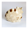 Contemporary Design Hand Made Studio Pottery Glazed Ceramic Cat Statuette / Ornament