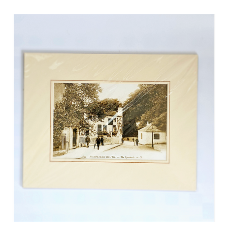 Framed Vintage Photo Print reproduction of Hampstead Heath - The Spaniards Inn Pub c 1902