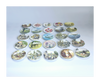 Vintage Bradford Exchange Centenary collection of 25 miniature plates with Companion Guide