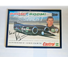 Rare Signed Vintage 1997 Framed Castrol Supersonic Lubricant Advertising Poster of Andy Green and Thrust SSC in Black Rock Desert, Nevada USA