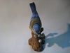 Hand painted Blue Tit (Parus Caeruleus) figurine ornament