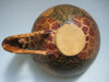Wood Carved Bowl with a Giraffe Drinking from It