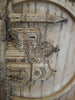 French Hand carved decorative plate with a 3D model of Ta Pinu Church in Island of Gozo - Malta
