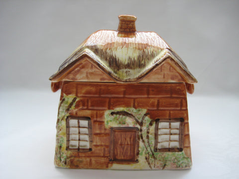 Price Kensington Cottageware "Ye Olde Cottage" Biscuit Barrel / Cookie Jar