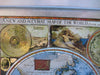 Framed Foil Map Reproduction of "A New and Accvrat Map Of The World" Dated 1626