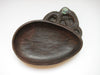 Handcrafted Wooden Shallow Bowl, Made in New Zealand by Benjes Ind Ltd from an Original by Tuti Tukaokao