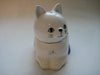 Collectable vintage 1980's Otagiri Hand Crafted Porcelain cat sugar bowl