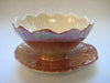 Royal Winton Grimwades Art Deco Lustre China Flower shaped bowl & saucer