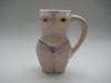 Porcelain Mug from Pedreira SP in Brazil Shaped Like a Topless Lady in a Bikini Bottom